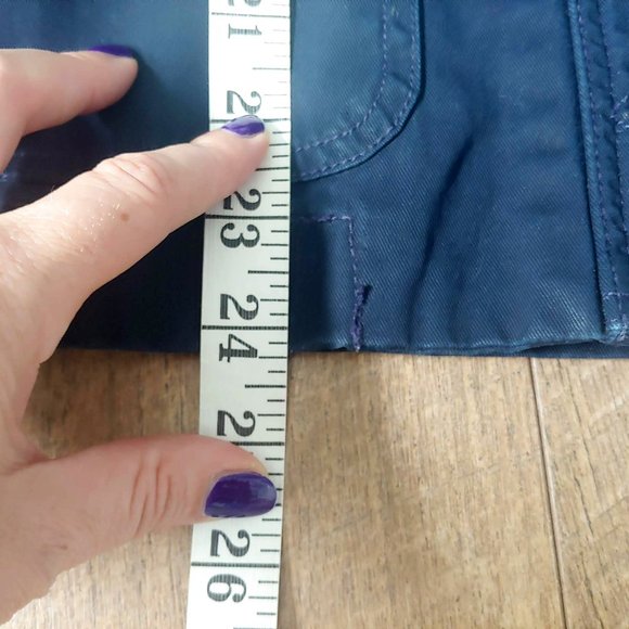 J. Crew Navy Resin-Coated Twill Jacket with Hood - Picture 14 of 15